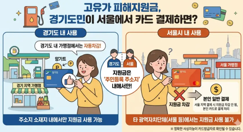 고유가-피해지원금-경기도민-서울-카드-결제