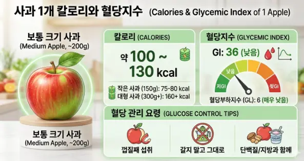 사과-1개-칼로리