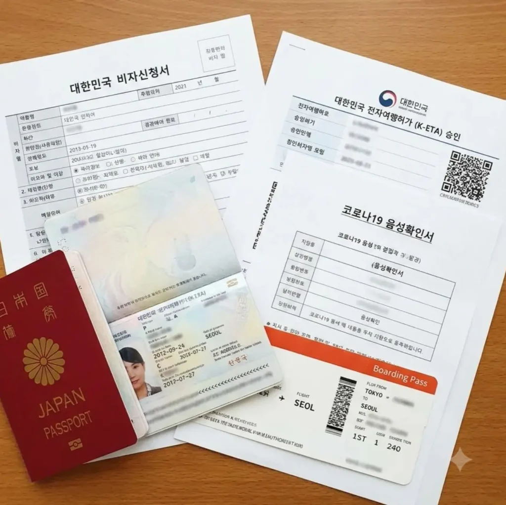 일본에서-한국-입국시-필요한-서류