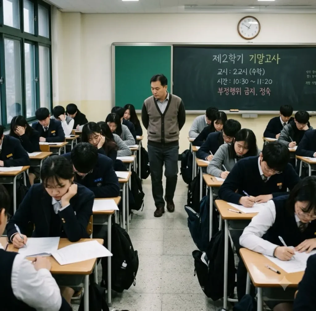 고등학교-2학기-기말고사-기간