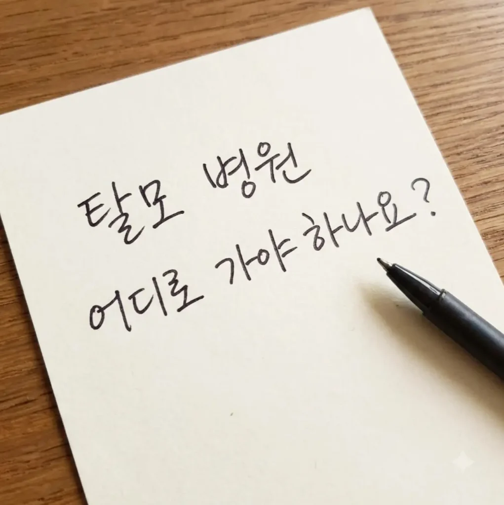 머리빠지는데-어느-병원으로-가나요?