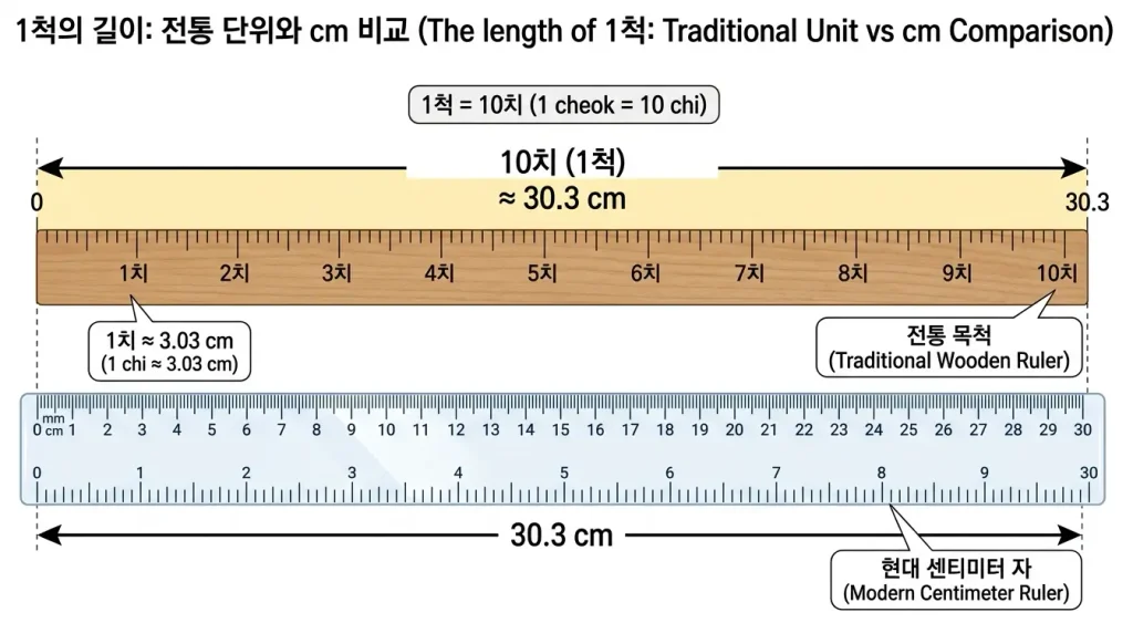 1척-몇센티